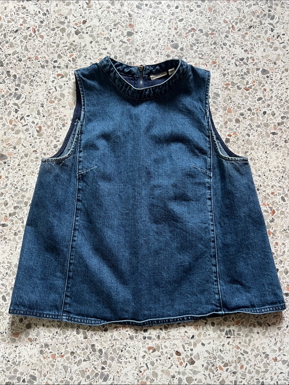 Holding Horses denim swing tank top